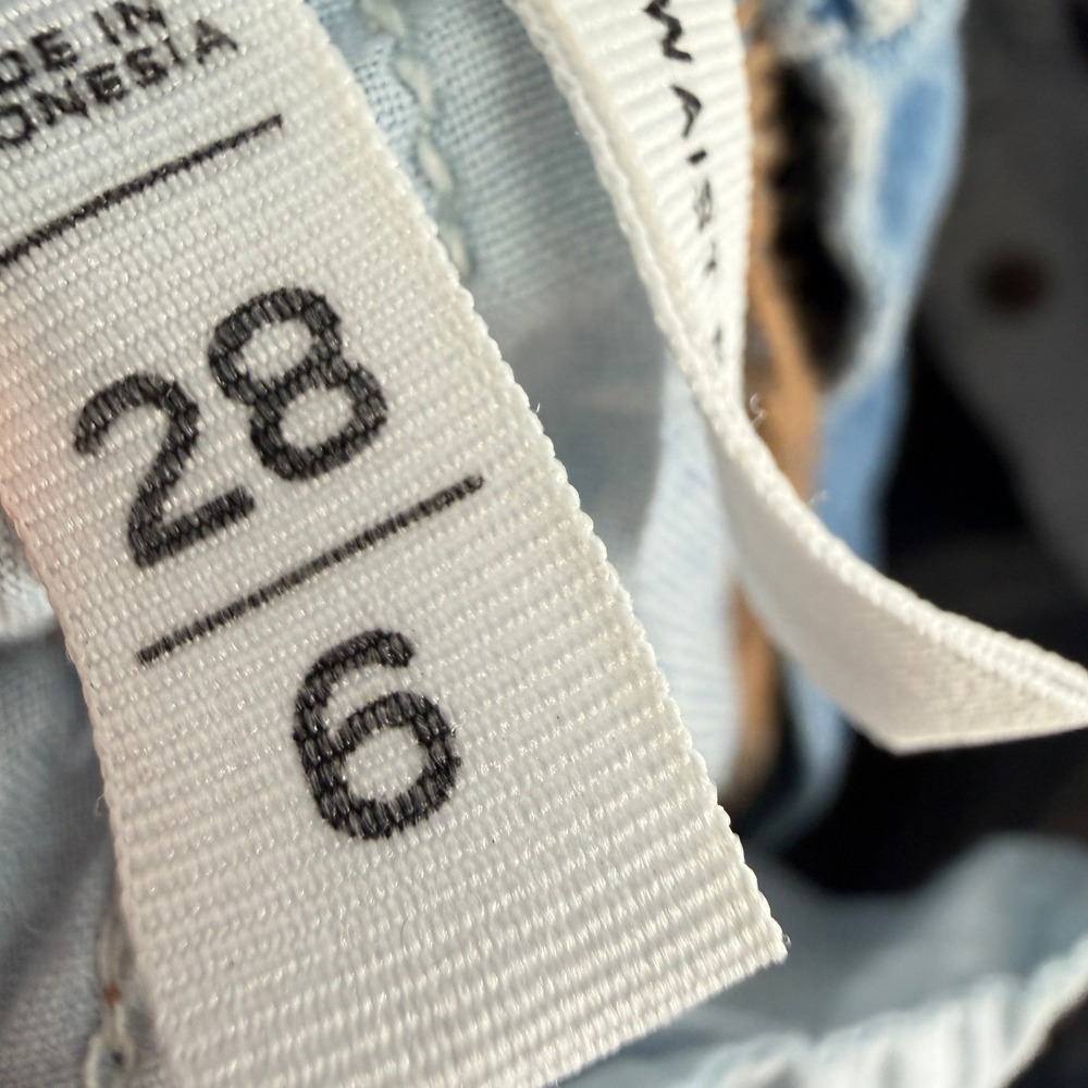 LOFT High Waist Boyfriend Jeans Light Wash Distressed Ripped Denim Womens 28 6 - Picture 7 of 11